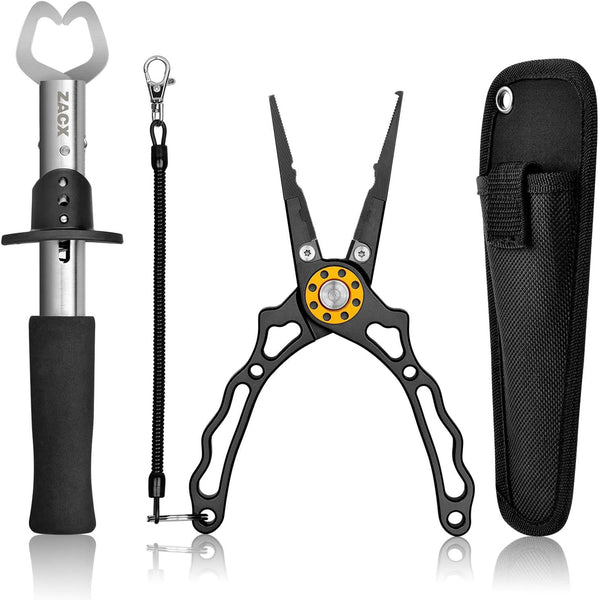 Fishing Pliers, Fish Lip Gripper Upgraded Muti-Function Fishing Pliers